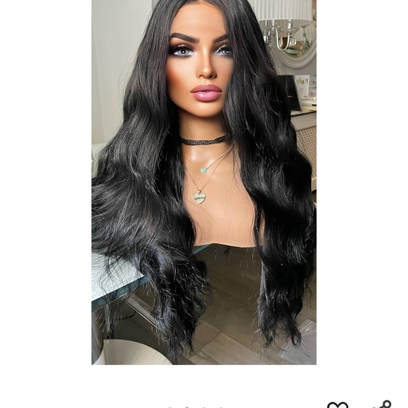 Other - Elegant Black Wavy Long Hair Wig